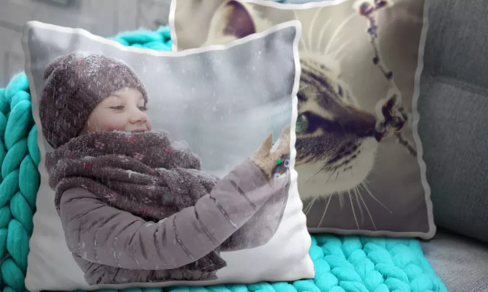 Fotokissen mit Glanz oder Matt (bis zu 81% sparen*) - Second Medium