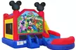 15 Ft Tropical Slide Rental with Optional Mickey Bounce Combo or 22 Ft Flamin' Wave Rental (Up to 41% Off) - Second Medium