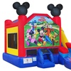 Image 4: 15 Ft Tropical Slide with Mickey Bounce Combo or Flamin' Wave Rental 