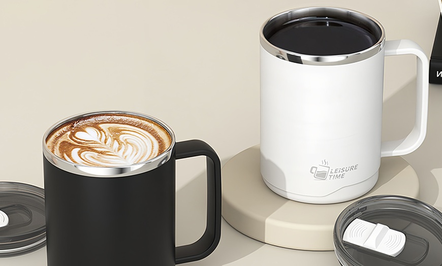 Image 1: Doppelwandige Edelstahl-Thermo-Tasse