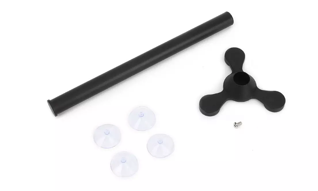 Kitchen Paper Towel Holder Countertop with Base Suction Cups Roll Organizer