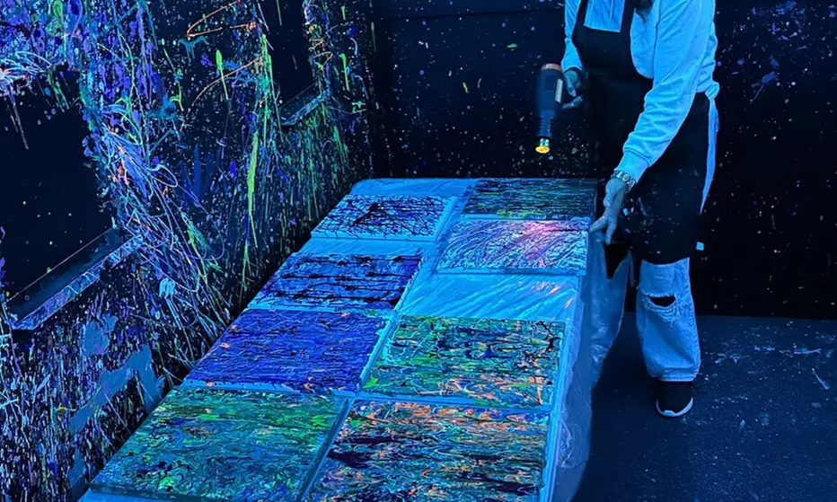 Up to 33% Off Splatter Paint Experience at The Paint Box