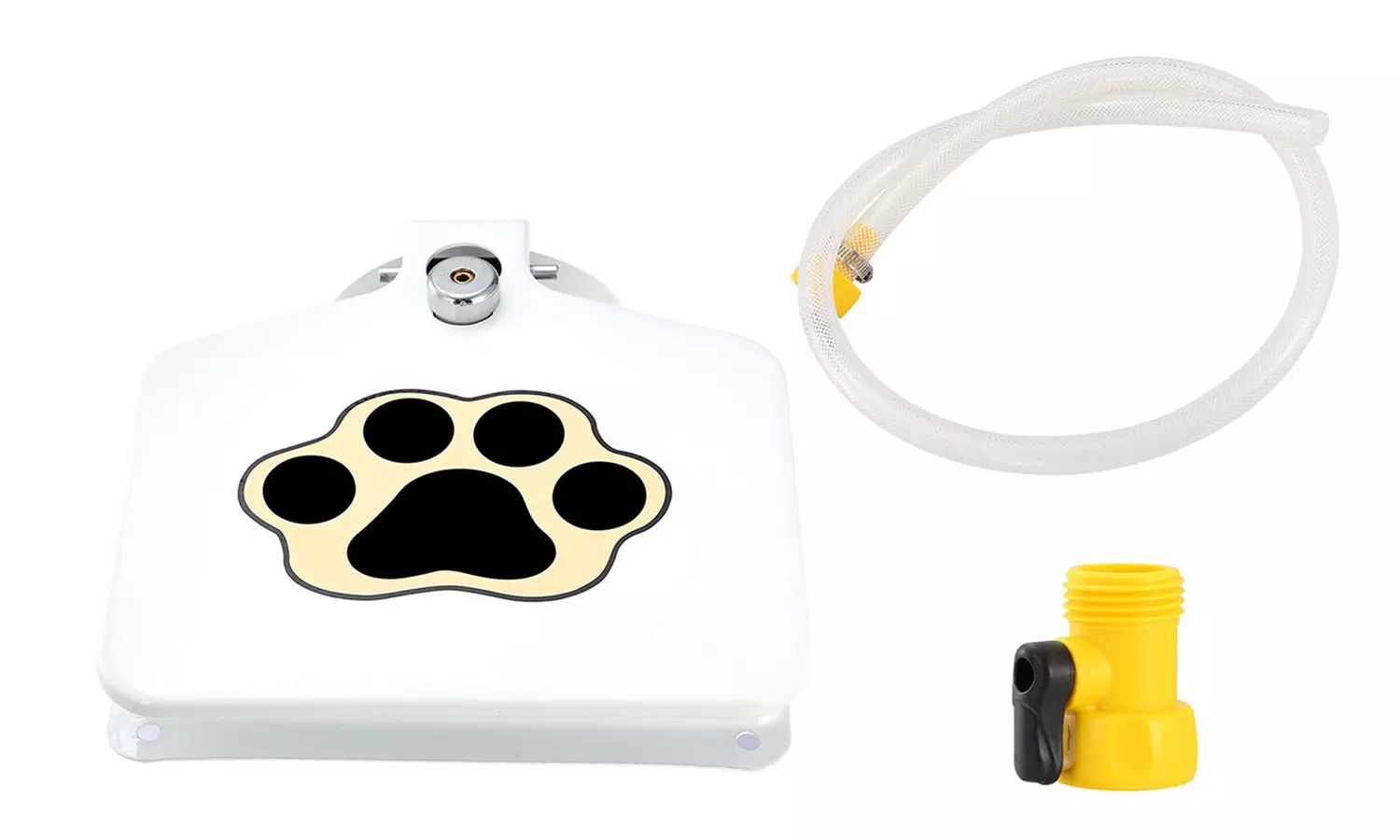 iMounTEK Outdoor Step-On Dog Water Fountain Pet Water Dispenser