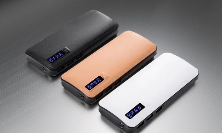 Image 2: Powerbank 20000 mAh mit 3 Ladekabeln