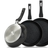 Image 7: Juego de 3 sartenes con revestimiento de mármol, de RoyaltyLine