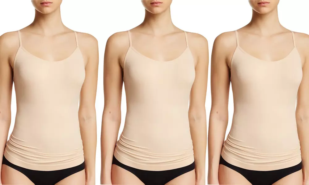 (3 Pack) Women's Seamless Shaping Camisoles