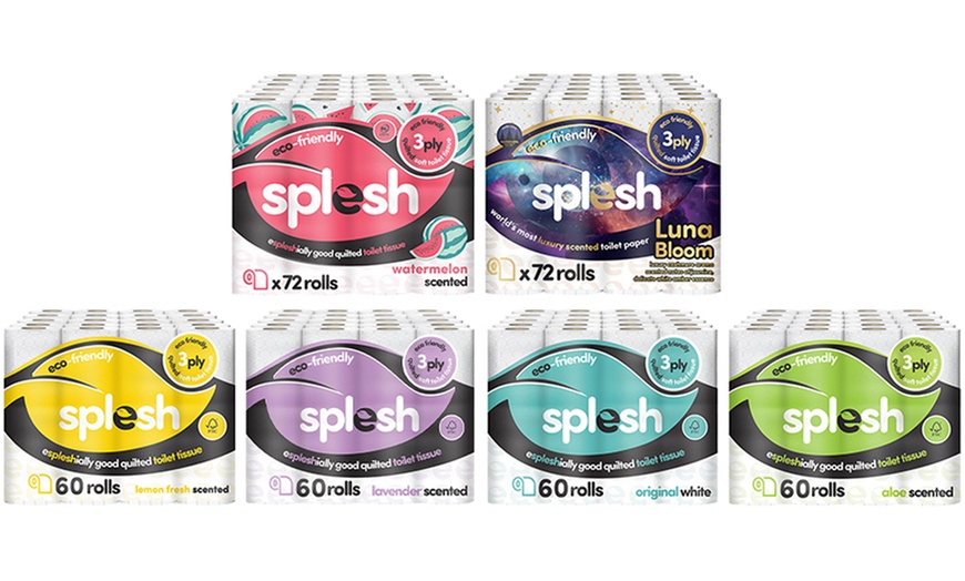 Image 1: Up to 72 Rolls of Splesh by Cusheen Toilet Roll