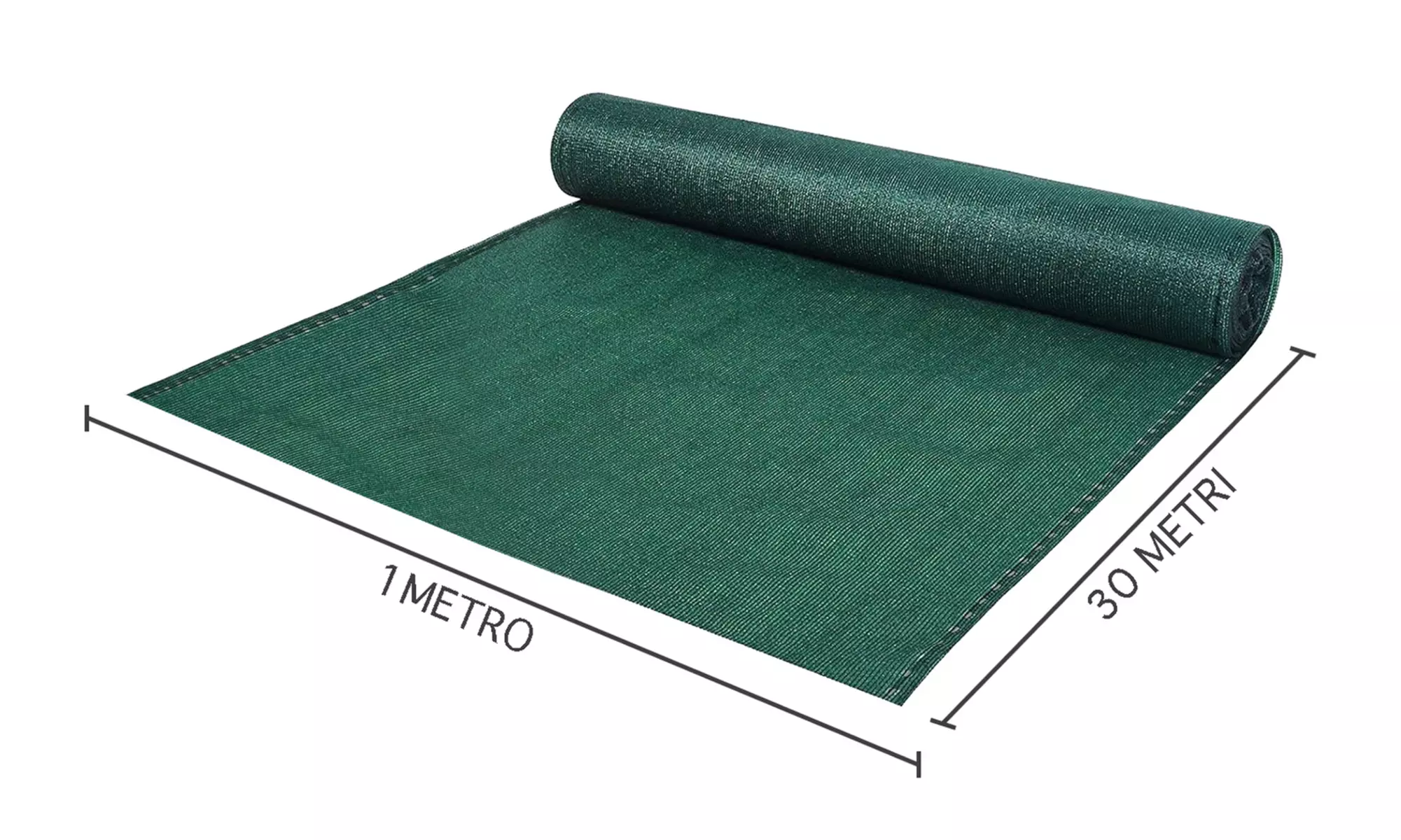 Filet d'ombrage en polypropylène haute densité