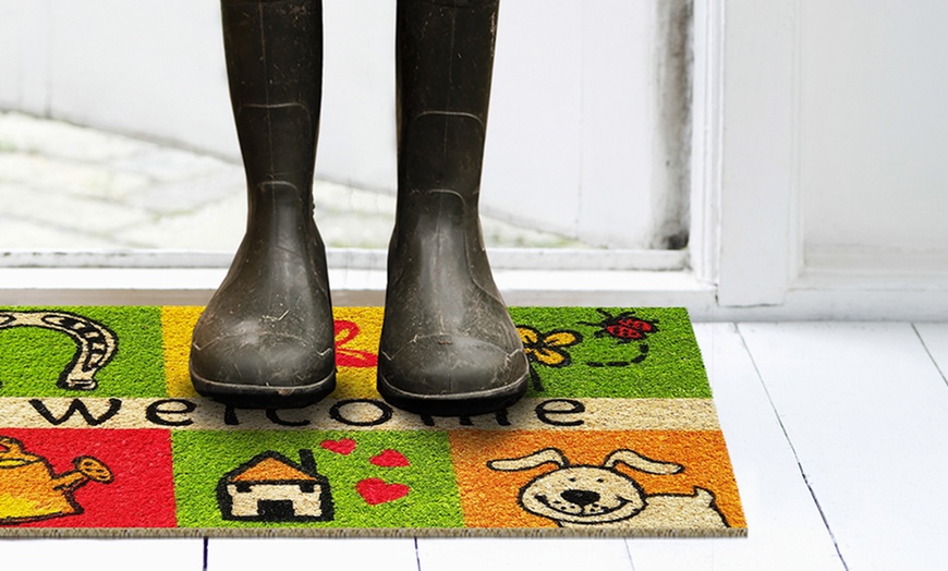 Image 68: Antislip kokosnoot deurmat