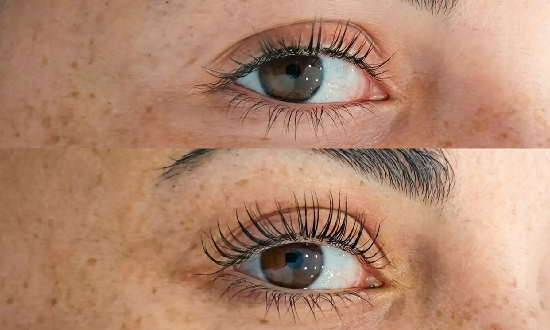 Laminado de cejas coreano o lifting y tinte de pestañas coreano