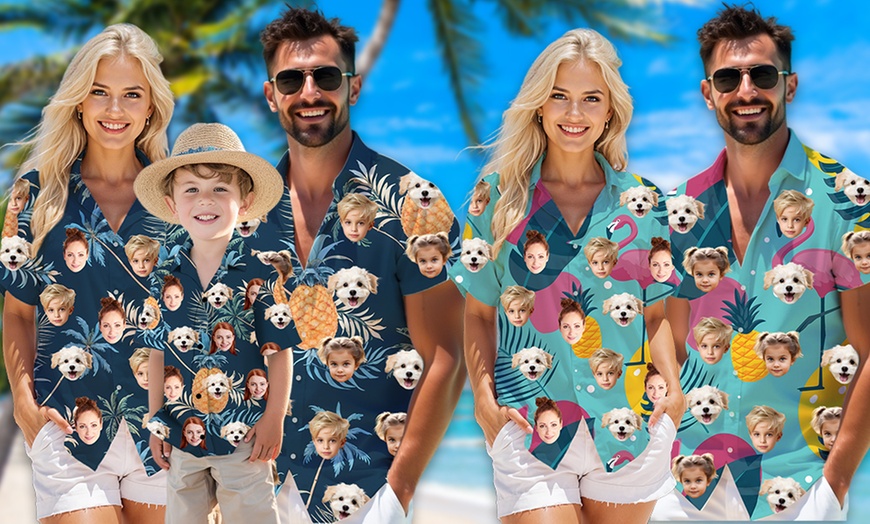 Image 3: Personalized Hawaiian Shirts for the Whole Family (Up to 86% Off)