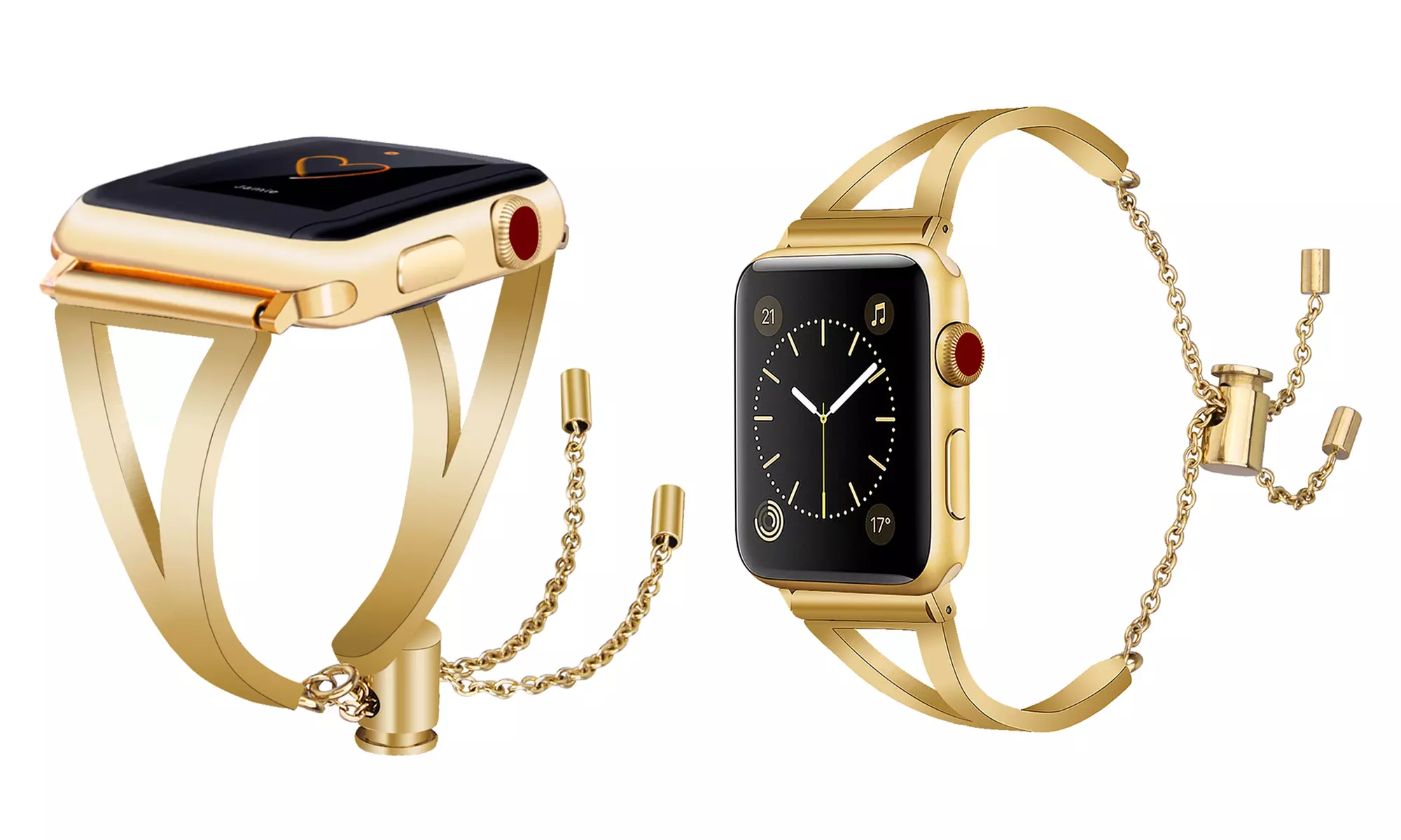 Bracelet Stainless Steel Cuff Band Strap for Apple Watch All Series