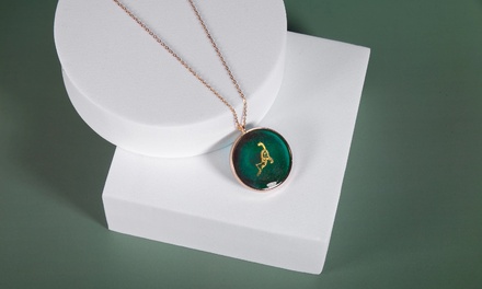 Ręcznie robione naszyjniki z grupy 1. – medaliony na rzemykach – biżuteria handmade z motywami zwierząt - ElenArt