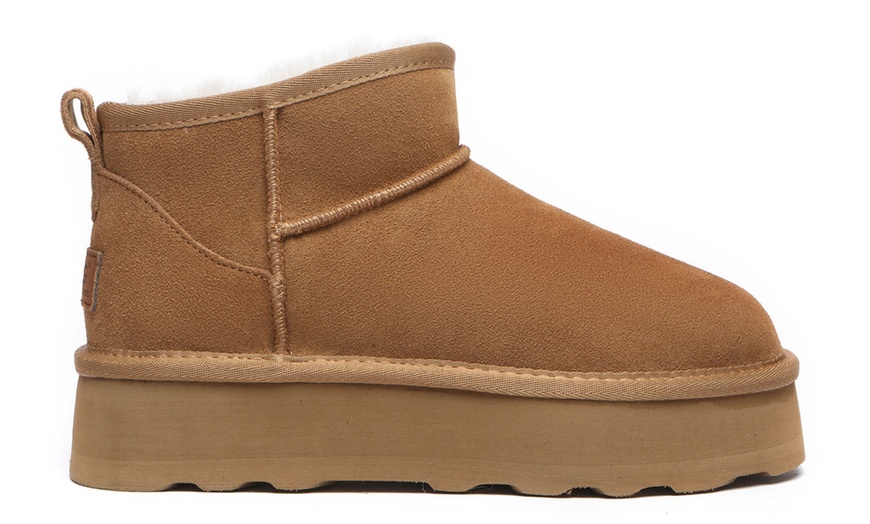 Image 2: Thick Bottom Mini Classic UGG
