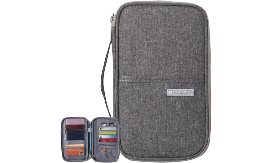 Image 6: 1x oder 2x Organizer für Pass und Reise-Unterlagen