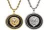 Men's Stainless Steel Lion Head Pendant