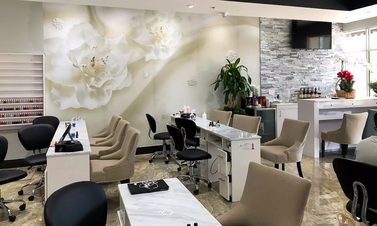 Dip Powder or Gel Nail Sets with Pedicure Spa Packages