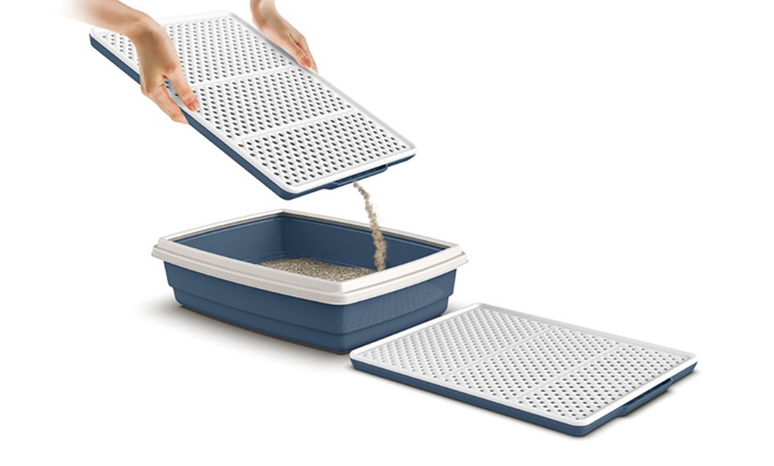 Image 11: Tapis rigide antidérapant de litière pour chat