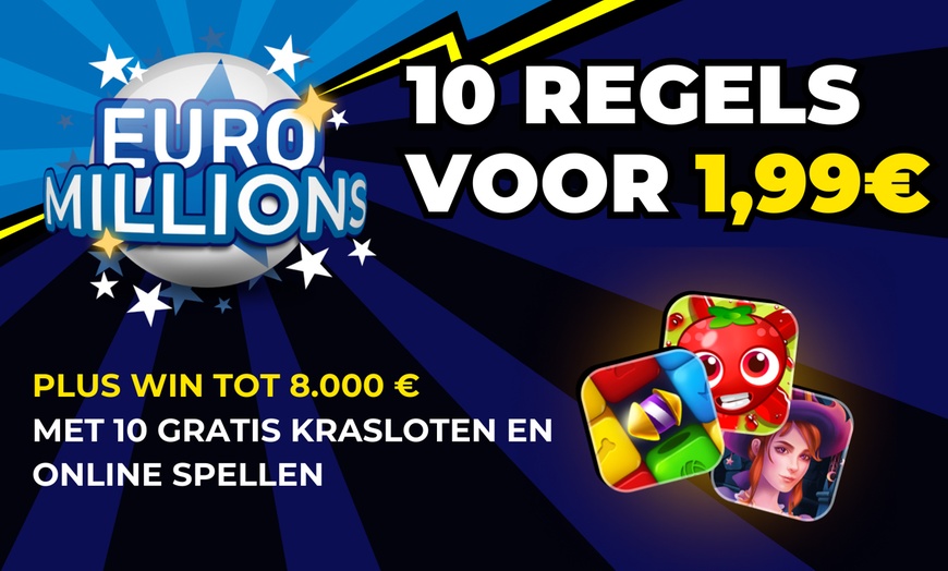 Image 1: Speel 10 EuroMillions-lijnen met exclusieve extra’s