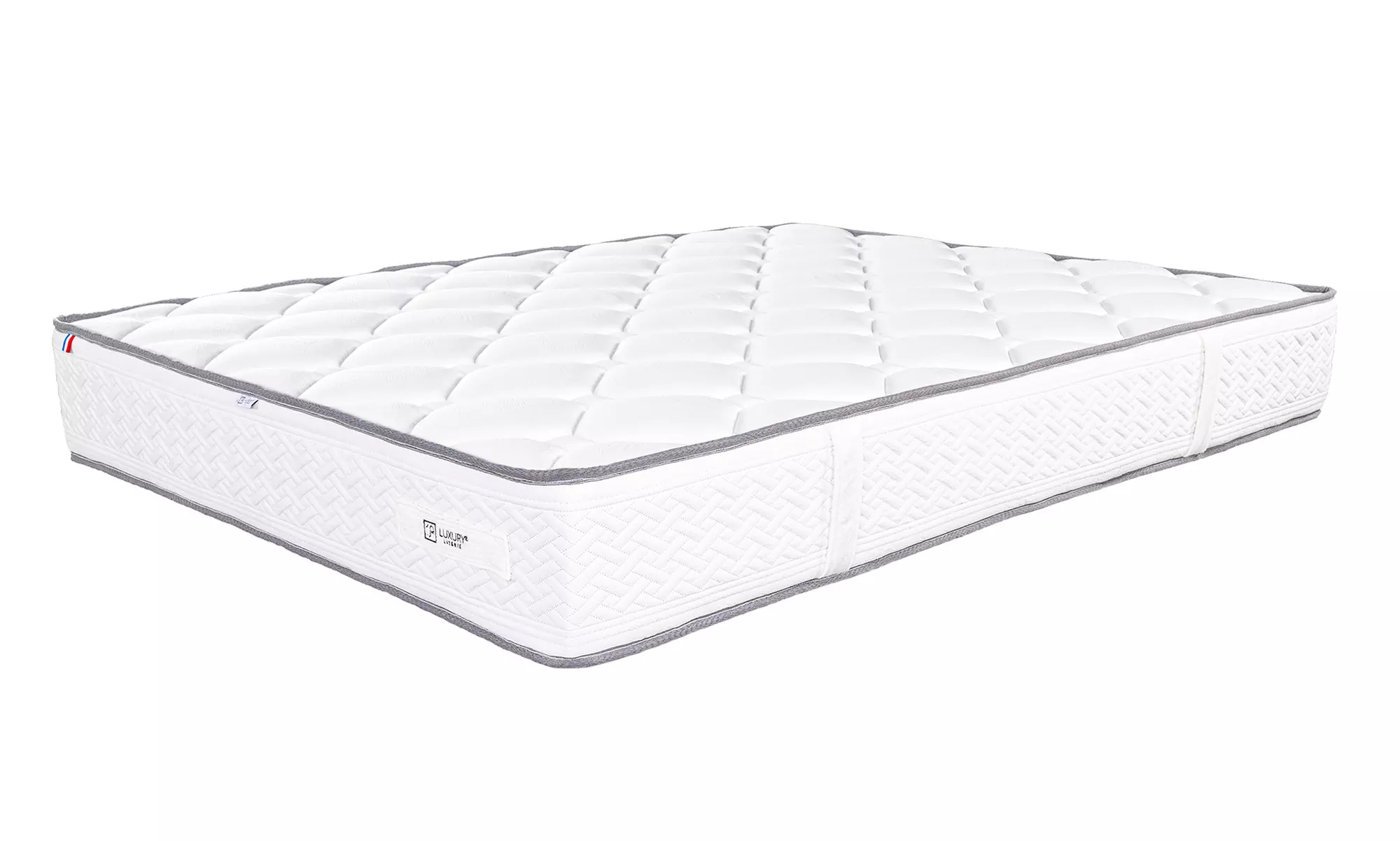 Ensemble matelas Iris mousse ferme 20 cm sommier 13 cm LUXURY LITERIE