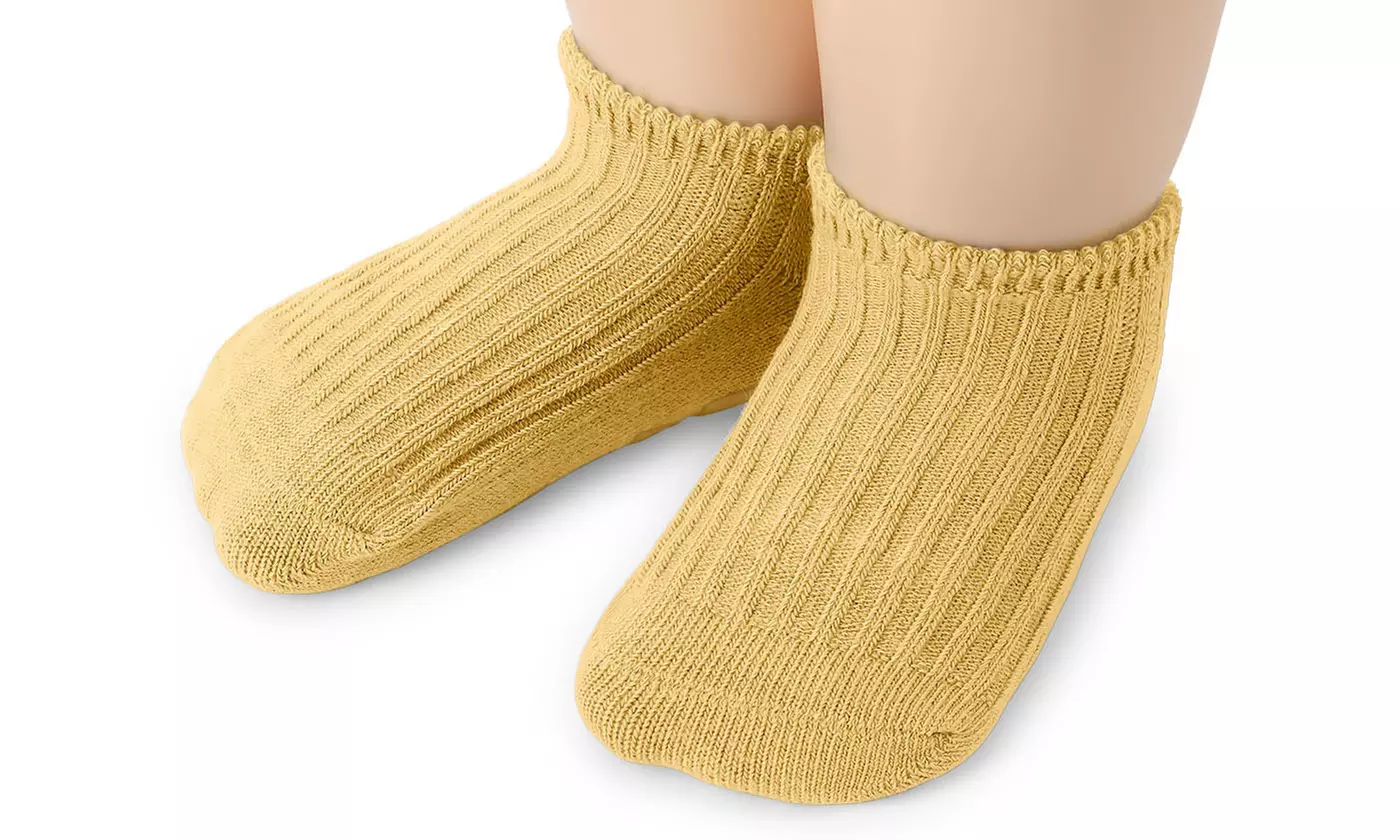 Toddler Baby Non Slip Socks 8 Pairs Infant Newborn Antiskid Socks with Grips