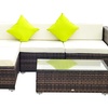 Image 2: Outsunny Rattan Effect Garden Sofa Set