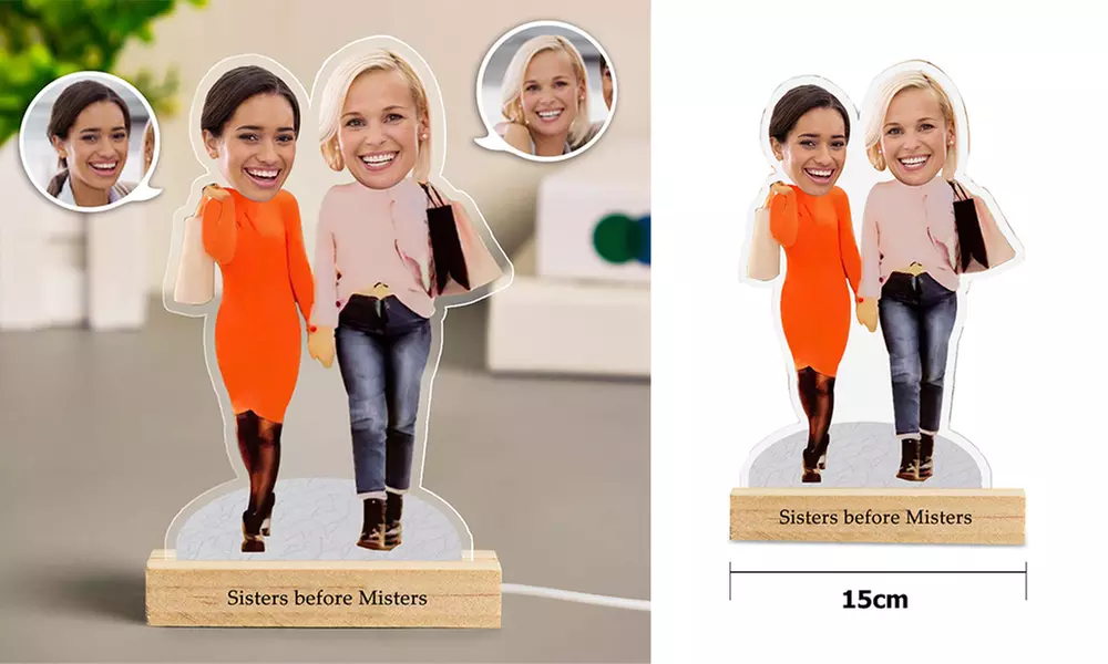 Personalisierbares Mini-Me Nachtlicht mit eigenem Foto von Justyling (83% sparen) - Primary Image