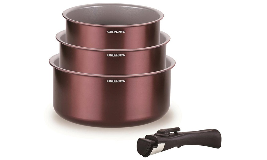 Image 2: Lote de 3 cazuelas de diferentes tamaños de Arthur Martin