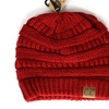 Image 20: Cheveux Corp. Women's Solid Classic CC Beanie