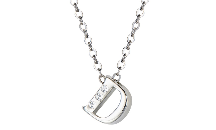 Image 12: Initial Letter Necklace 