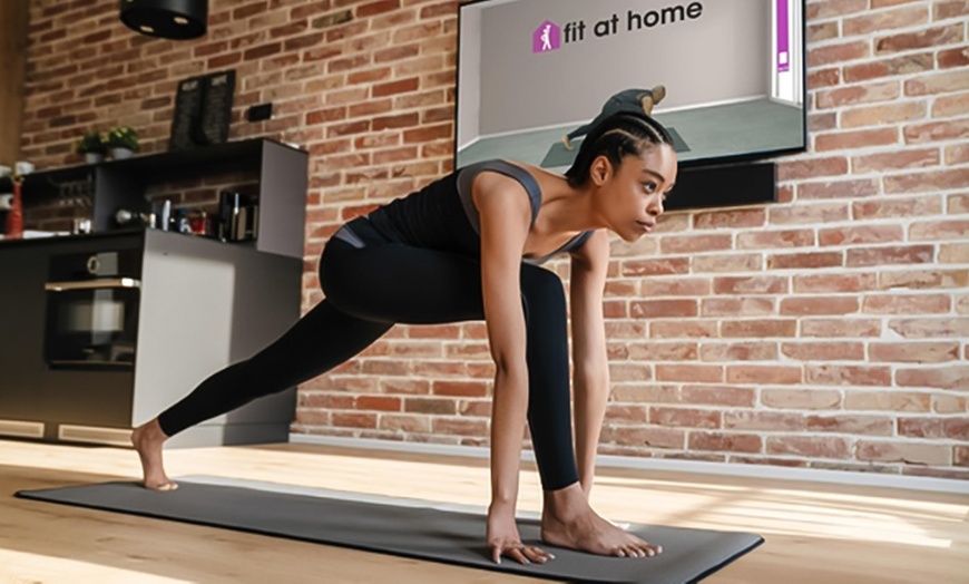 Image 5: Online Workouts Anytime Anywhere with 1, 3, or 12 Month Fit at Home