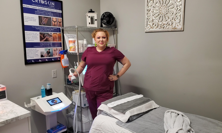 Image 4: 1, 3, or 5 CryoSkin Full Face Fat Reduction Skin Tightening Treatment