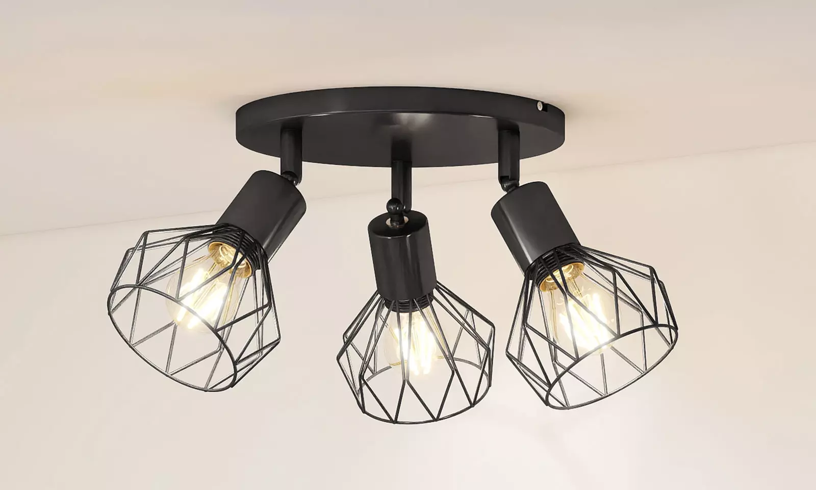 Emitto 3-Way and 4-Way Vintage Industrial Spotlight