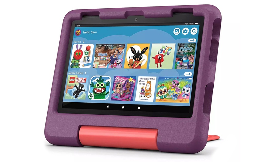 Image 5: Amazon Fire HD 8 Kids Tablet for Ages 3-7; 32GB with Kid-Proof Case