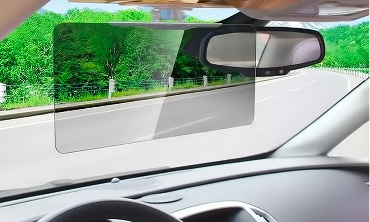 1 ou 2 pare-soleil universel 2 en 1 pour la visibilité de jour et de nuit - Primary Image