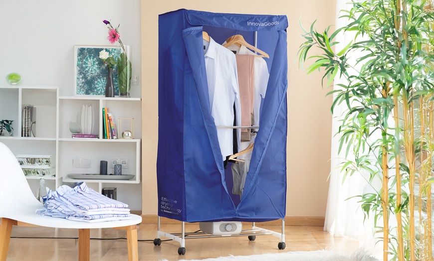 Image 13: InnovaGoods elektrischer Wäschetrockner Dupledry mit 2 Höhen 1200 W 