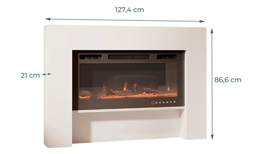 Image 3: Cheminée électrique d'ambiance Candela