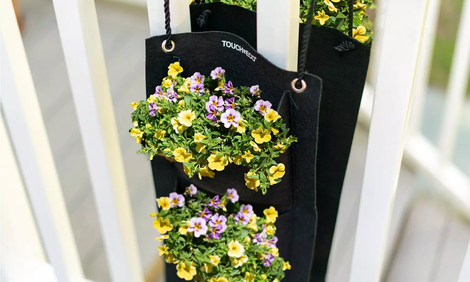 Reusable Eco-Fabric Garden Grow Bags-Choice of 1, 2, or 4 Pack - 2 Style Options