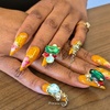 Image 1: Acrylic or Gel Manicure with Nail Design