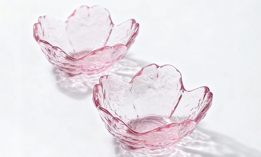 Image 1: Sakura Glass Dip Bowl