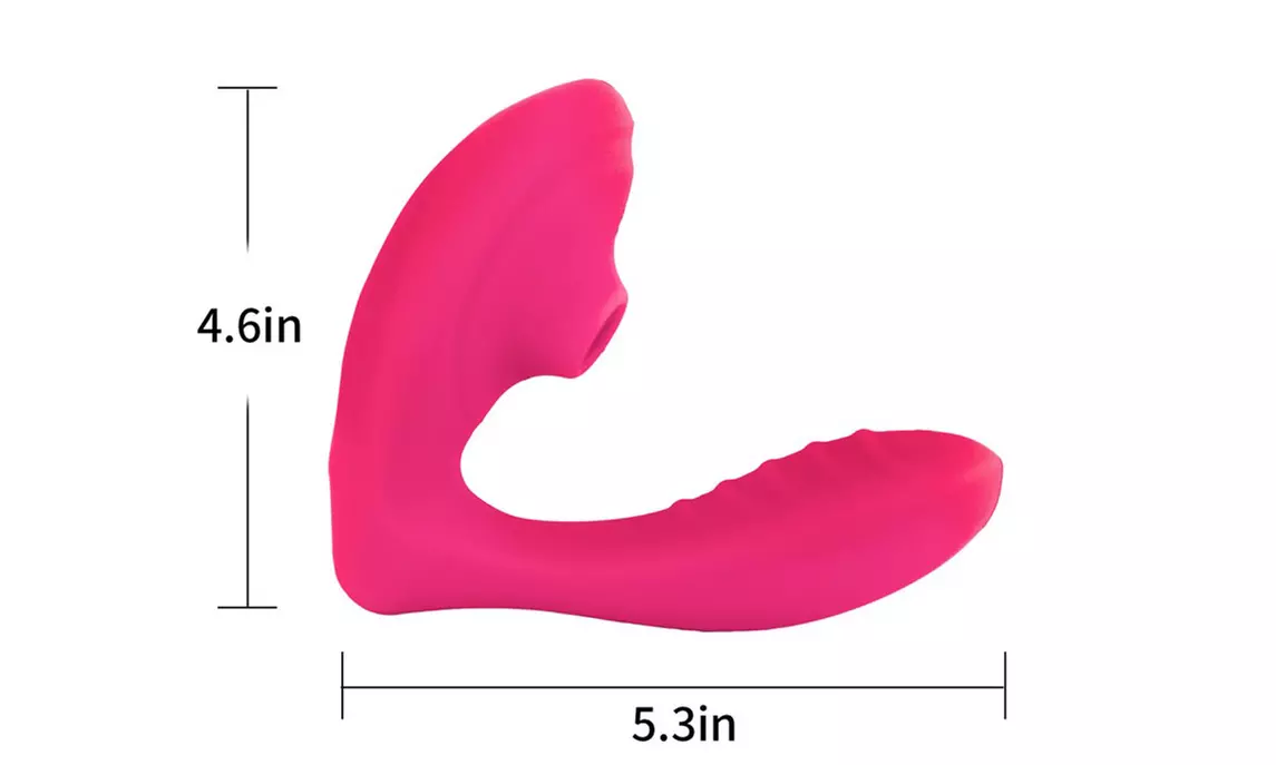 Invisible Wearable Clitoral Sucking G Spot Vibrator Stimulator