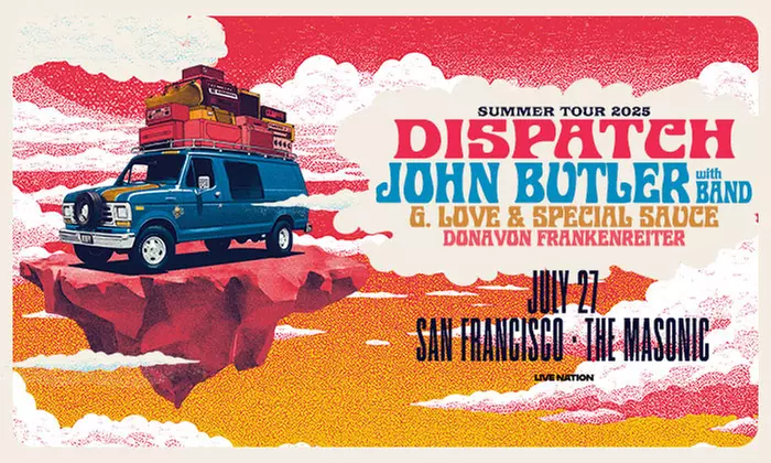 DISPATCH W/ JOHN BUTLER (WITH BAND) - SUMMER TOUR 2025 on July 27 at 6 p.m. - Primary Image