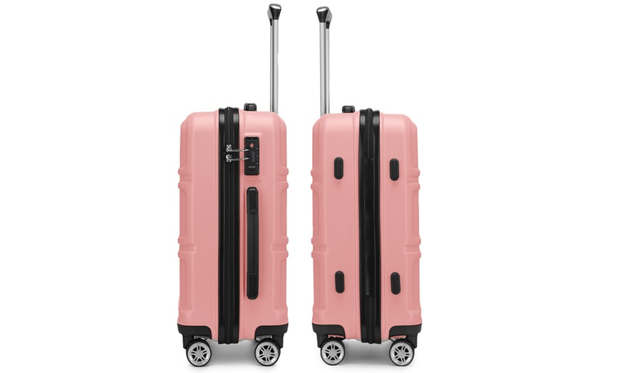 Image 15: Maleta o juego de maletas de ruedas con set de bolsas organizadoras