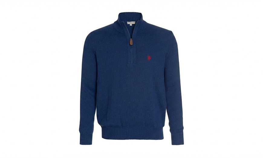 Image 5: Pull à col zippé de US Polo