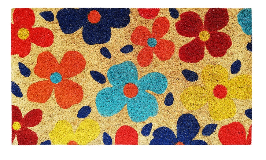 Image 101: Zerbino in cocco con retro antiscivolo