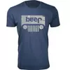 Navy-Silver Print