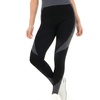 Image 4: Women’s High-Waist Textured Panel Leggings with 4-Way Stretch
