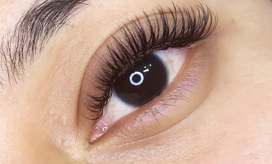 Image 12: Full Set of Classic Eyelash Extensions or 3D or 6D Volumes with Fill! 