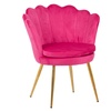 Image 18: Fauteuil coquillage en velours
