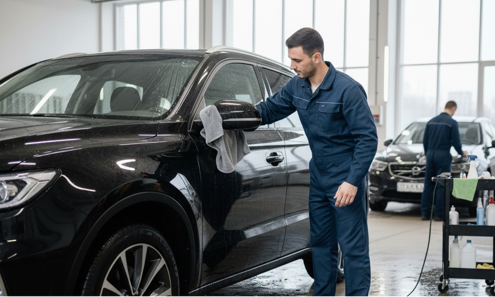 Lavado interior y exterior de coche a mano con opción a tapicería